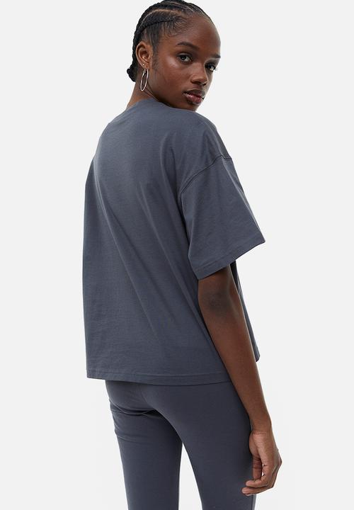H&M - Oversized t-shirt - dark grey