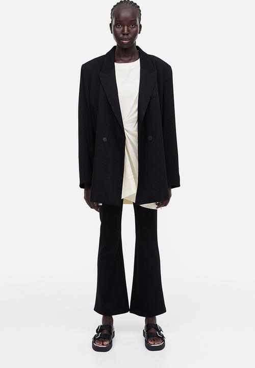 H&M - Oversized knot-detail top - white
