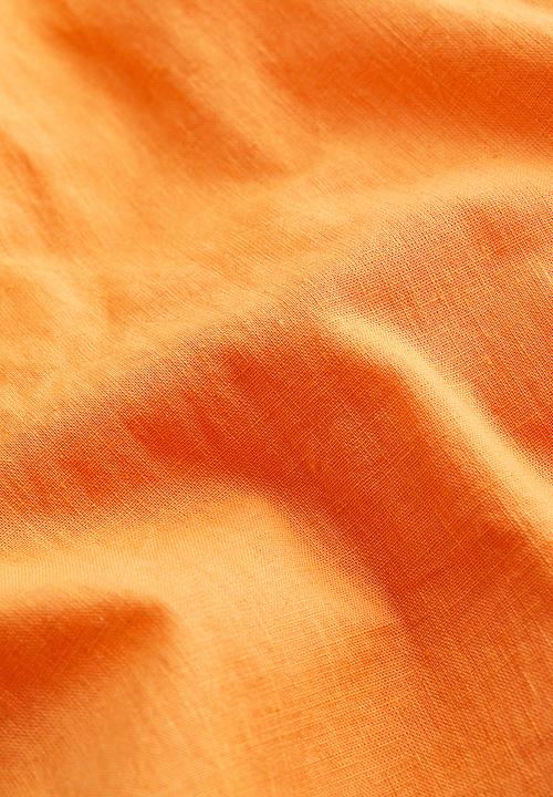 H&M - Linen-blend shirt - orange