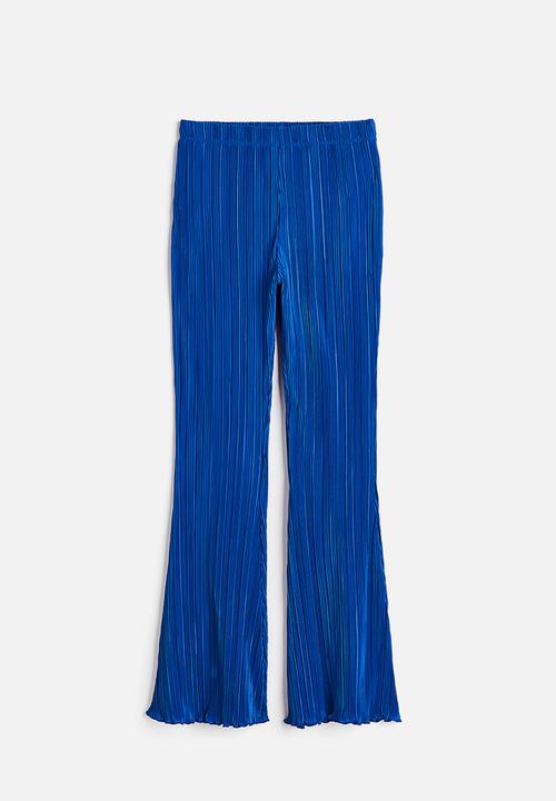 H&M - Flared leggings - bright blue 