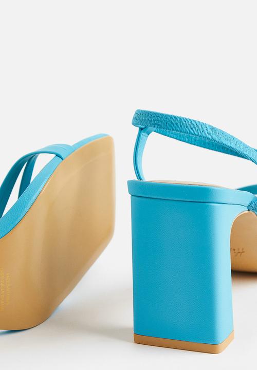 H&M - Heeled sandals - turquoise