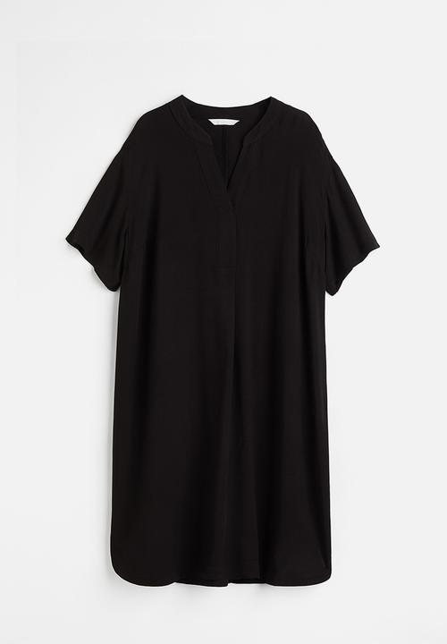 H&M - V-neck tunic - black