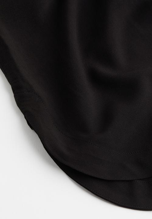 H&M - V-neck tunic - black