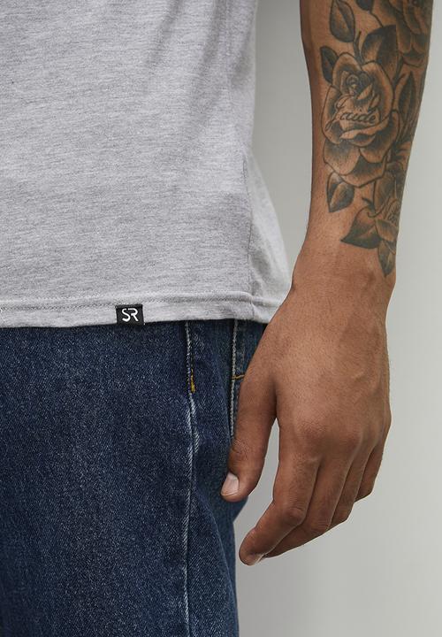 STYLE REPUBLIC - Crew neck graphic t-shirt - grey melange
