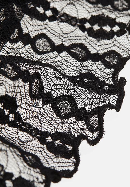 H&M - Lace dress - black