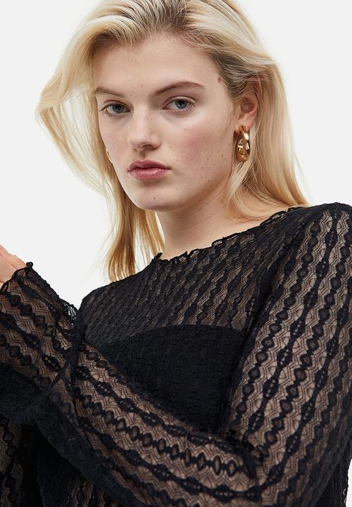 H&M - Lace dress - black