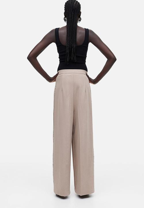 H&M - Ribbed vest top - black