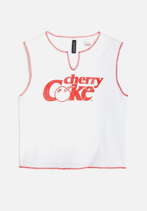 H&M - Printed vest top - multi,white