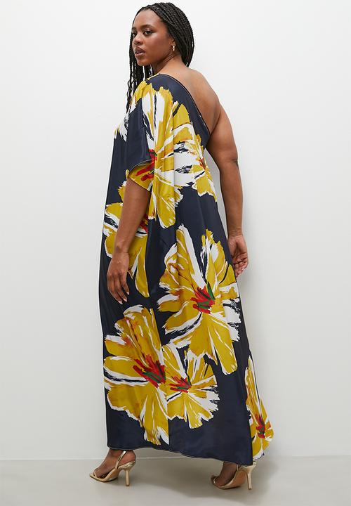 VELVET - Asym kaftan dress - multi