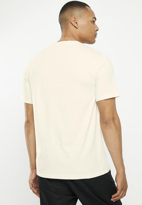 Converse - Converse go to embroidered star chevron tee - ecru