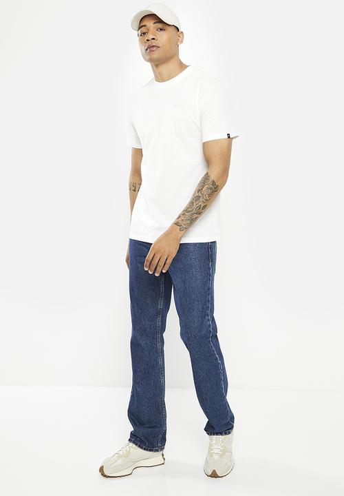 Aca Joe - Mens aca joe hd logo print crew tee - snow white