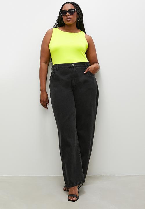 Superbalist - Single boatneck bodysuit - lime