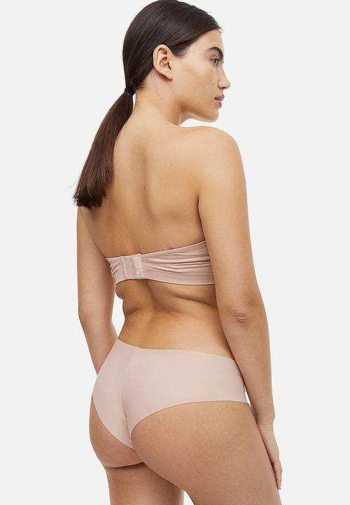 H&M - 4 Pack invisible hipster briefs - beige