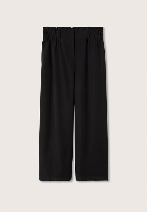 MANGO - Trousers ticket-h - black