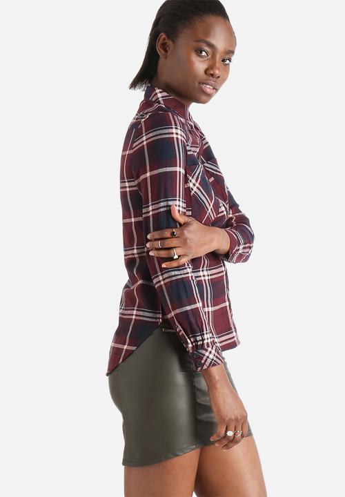 Jacqueline de Yong - Jordan Check Shirt