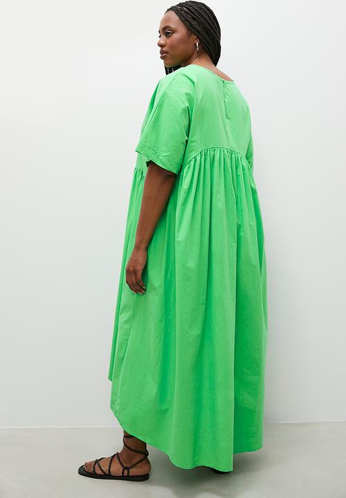 Superbalist - Combo babydoll dress - green