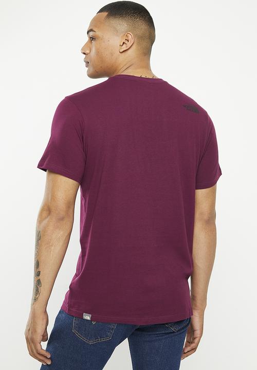 The North Face - M short sleeve easy tee - boysenberry 