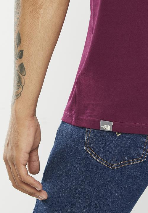 The North Face - M short sleeve easy tee - boysenberry 