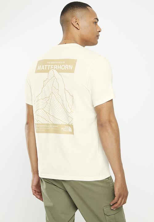 The North Face - M matterhorn face short sleeve tee - gardenia white