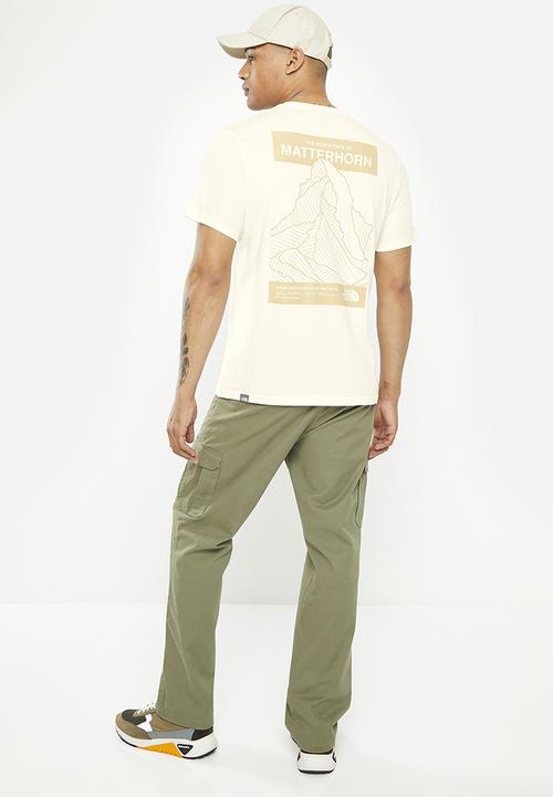 The North Face - M matterhorn face short sleeve tee - gardenia white