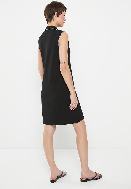 POLO - Kendall sleeveless sport golfer dress - black