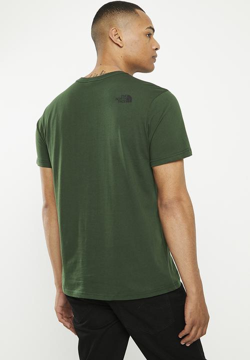 The North Face - M short sleeve simple dome tee - pine needle 