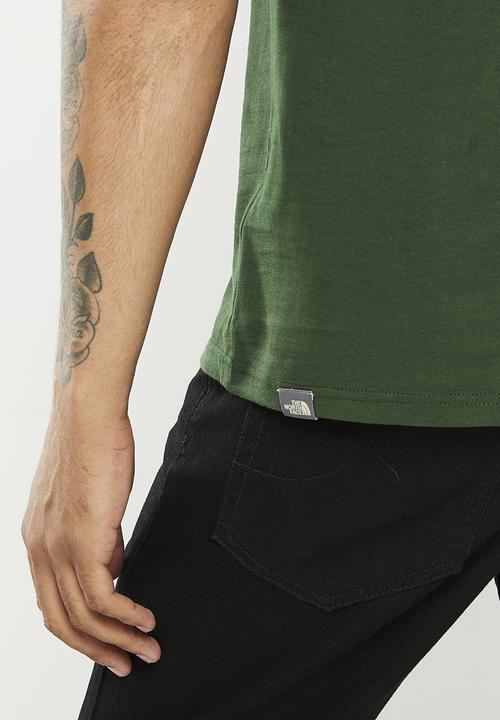 The North Face - M short sleeve simple dome tee - pine needle 