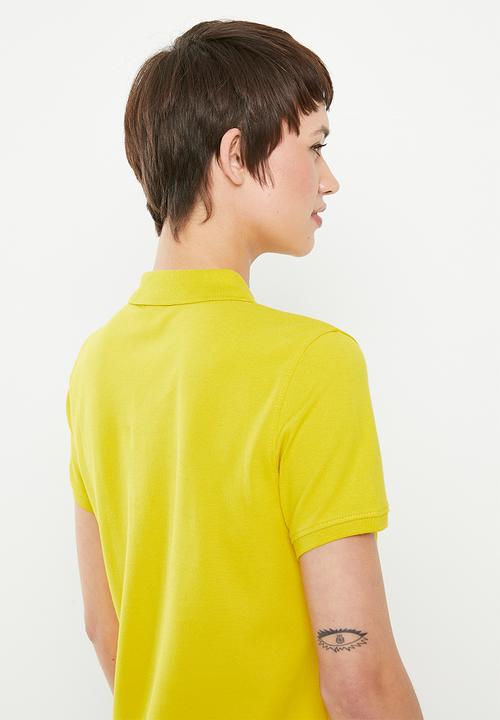 POLO - Kathy  short sleeve basic golfer dress - yellow