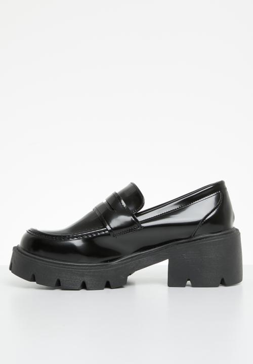Superbalist - Irina chunky high loafer - black