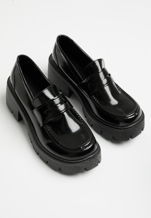 Superbalist - Irina chunky high loafer - black