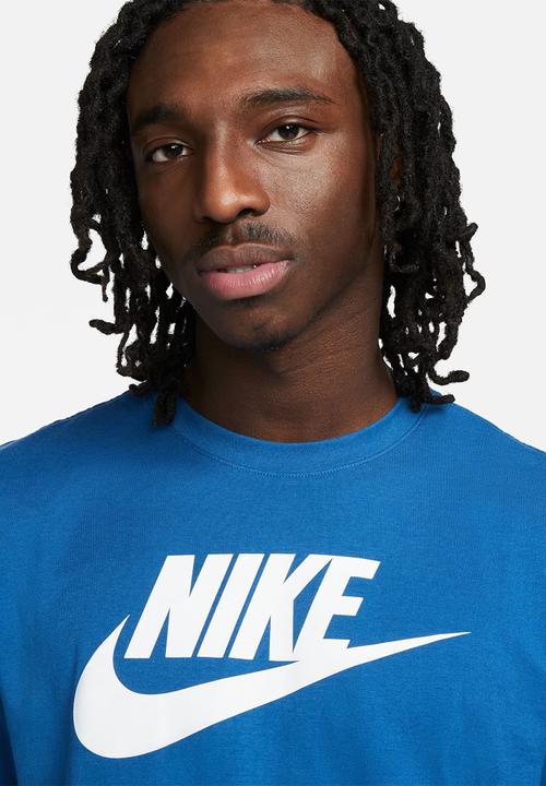 Nike - Nsw tee icon ft french fs - dk marina blue