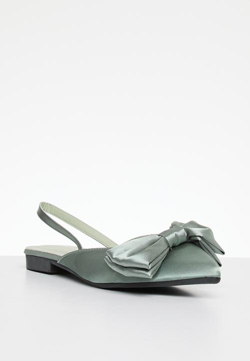 Superbalist - Jessa bow slingback - green