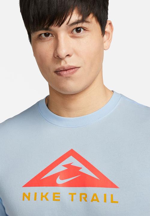 Nike - Nike df tee trail fs - celestine blue 