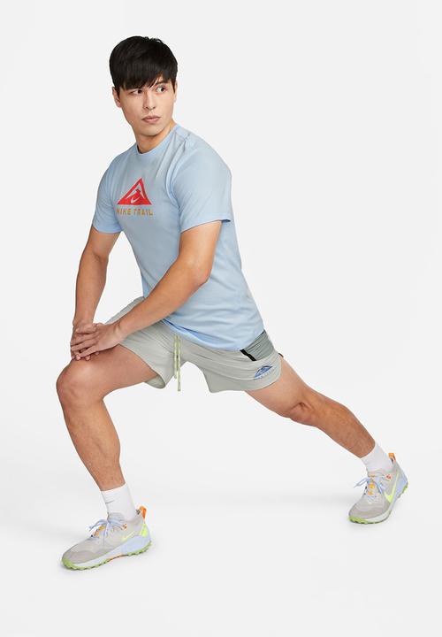Nike - Nike df tee trail fs - celestine blue 