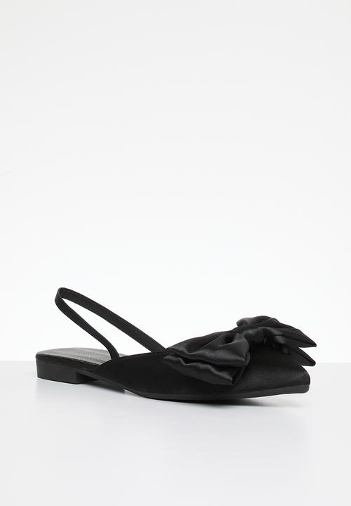 Superbalist - Jessa bow slingback - black