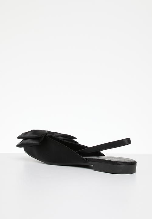Superbalist - Jessa bow slingback - black