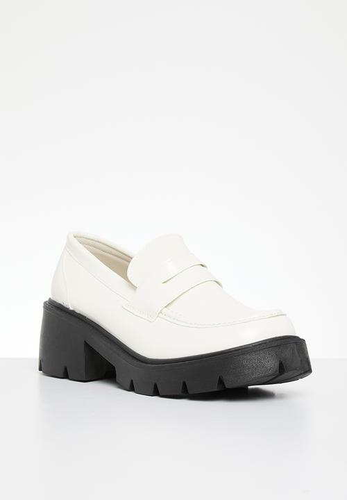 Superbalist - Irina chunky high loafer - white