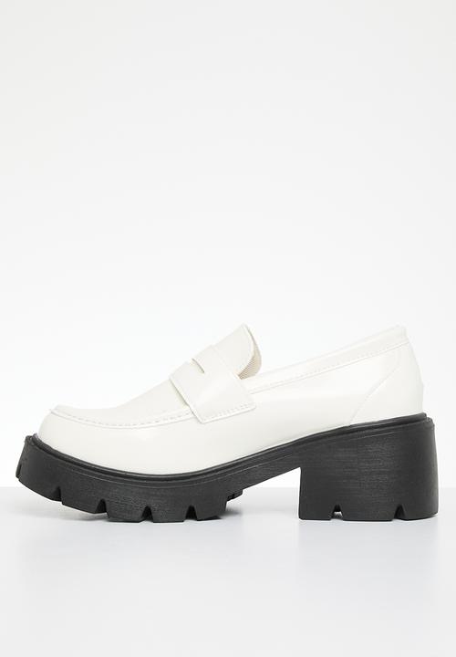 Superbalist - Irina chunky high loafer - white