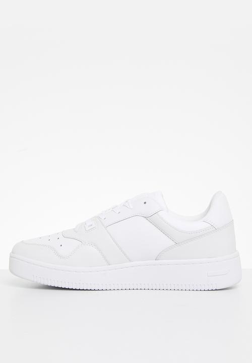 Tommy Hilfiger - Tommy jeans leather retro basket sneaker - white 