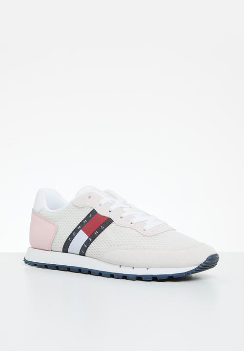 Tommy Hilfiger - Tommy jeans suede retro runner - misty pink