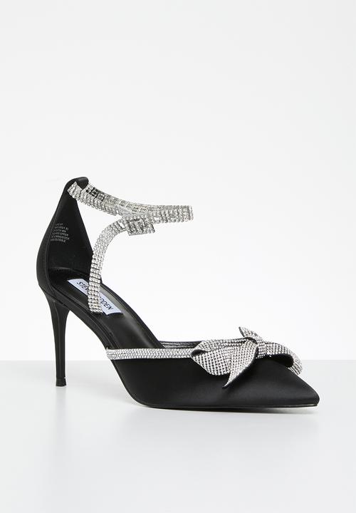Steve Madden - Live up court heel - black satin