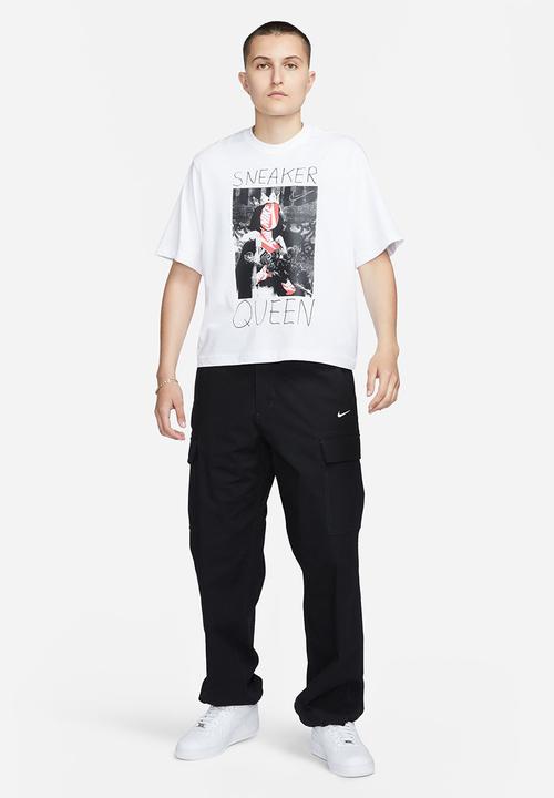 Nike - W nsw tee oc 3 boxy - white & black