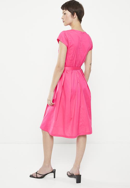AMANDA LAIRD CHERRY - Amarelo - fuchsia poplin