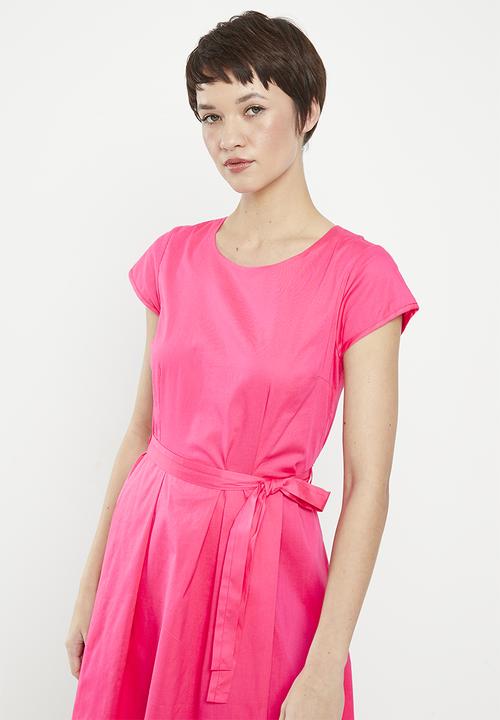 AMANDA LAIRD CHERRY - Amarelo - fuchsia poplin