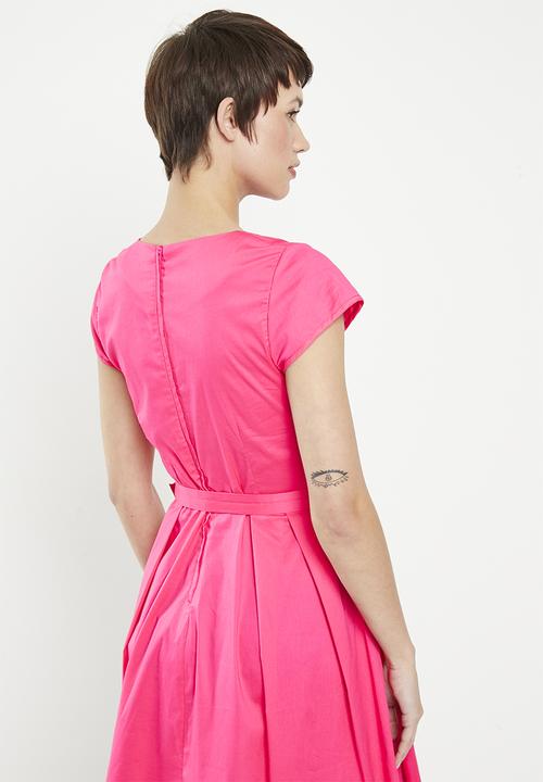 AMANDA LAIRD CHERRY - Amarelo - fuchsia poplin