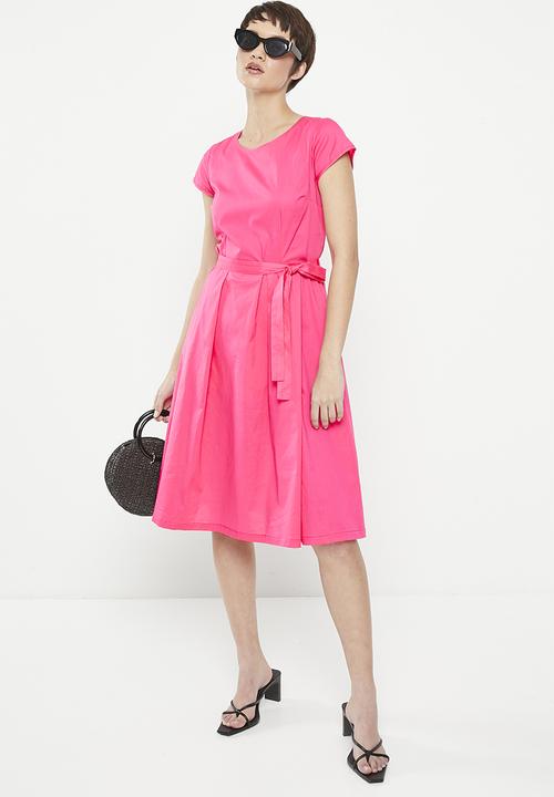 AMANDA LAIRD CHERRY - Amarelo - fuchsia poplin