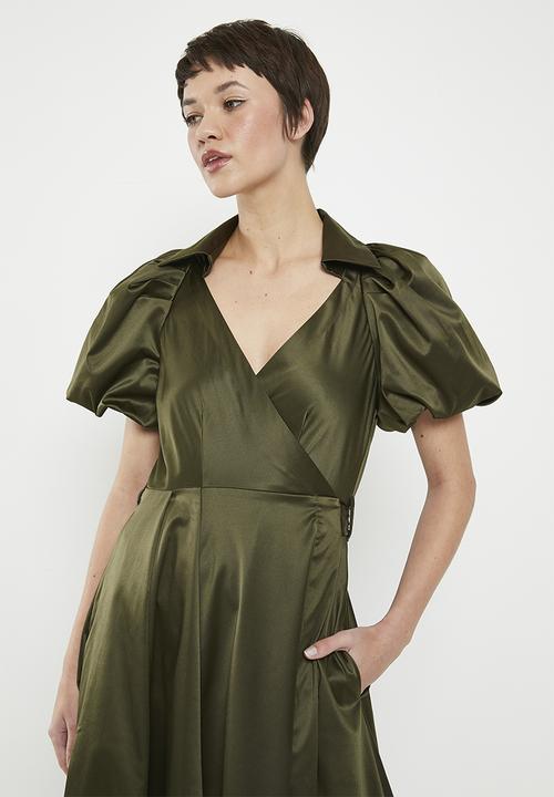 AMANDA LAIRD CHERRY - Essenwood - olive sateen