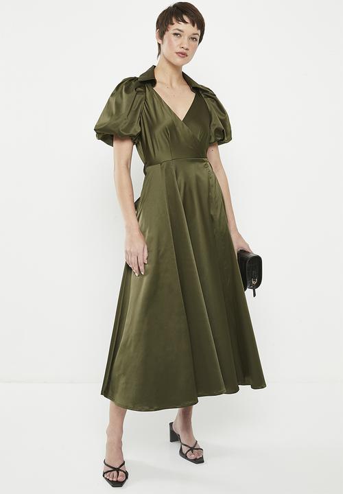 AMANDA LAIRD CHERRY - Essenwood - olive sateen
