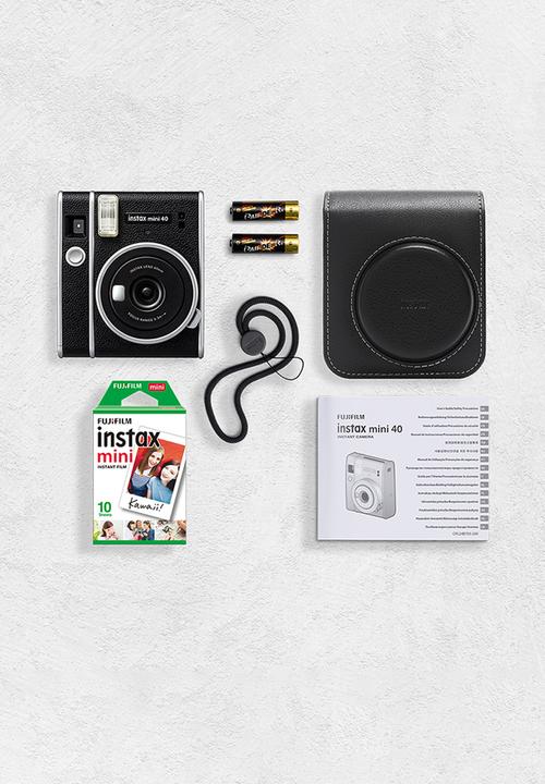 Fujifilm - Instax mini 40 camera kit - black
