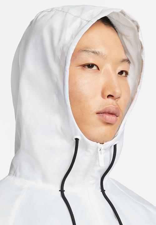 Nike - NSW  Windrunner hooded jacket.- smoke grey/white/black 